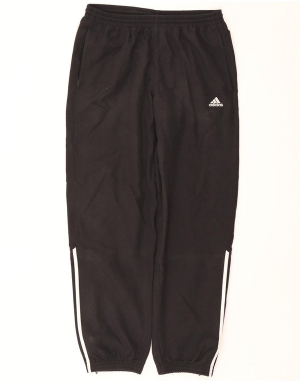 Adidas Mens Tracksuit Trousers Joggers Large Black Polyester