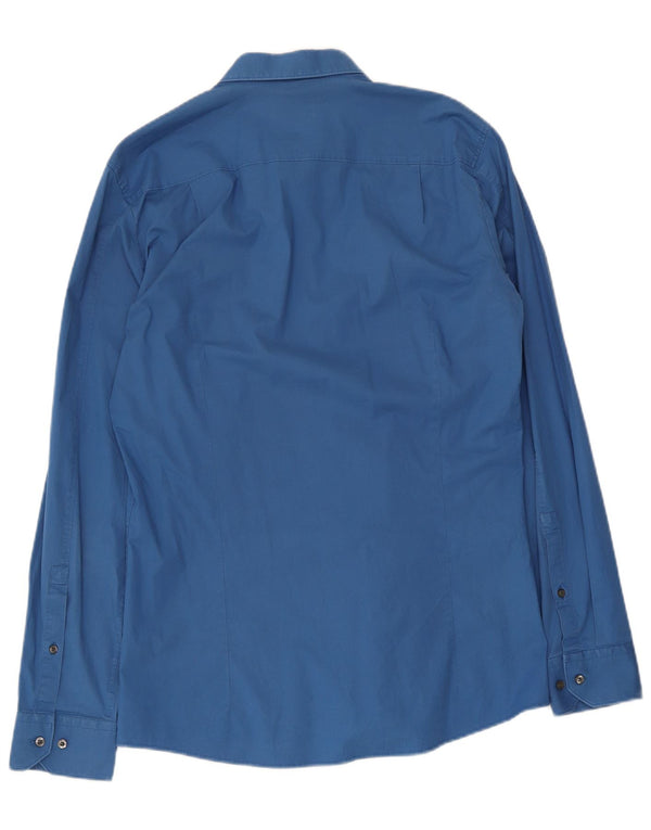 Camicia slim fit da uomo Hugo Boss grande blu