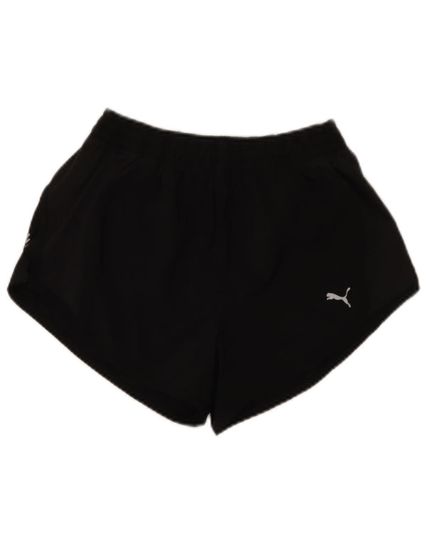 Puma Damen Sportshorts UK 10 Small Schwarz Polyester