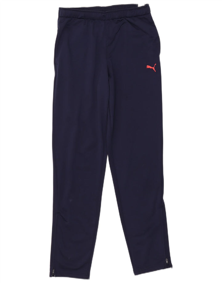 Puma Pantalon de Survêtement Garçon 15-16 ans Bleu Marine Polyester