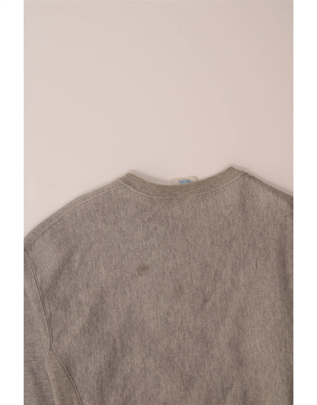 CHAMPION Womens Graphic Sweatshirt Jumper UK 14 Medium Grey Cotton Vintage Champion and Second-Hand Champion from Messina Hembry 