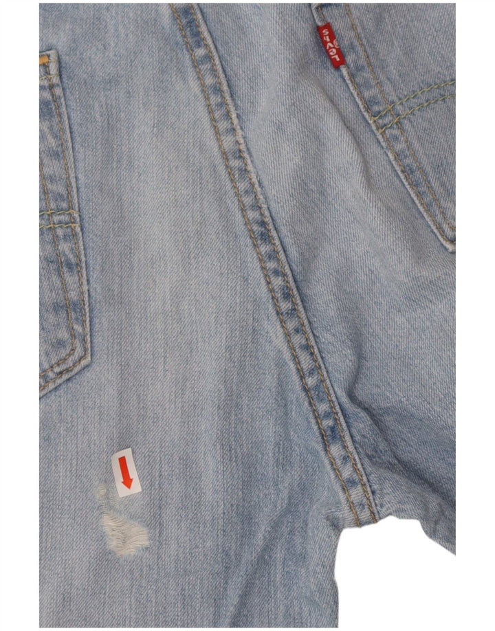 LEVI'S Mens 511 Slim Jeans W34 L34 Blue Cotton