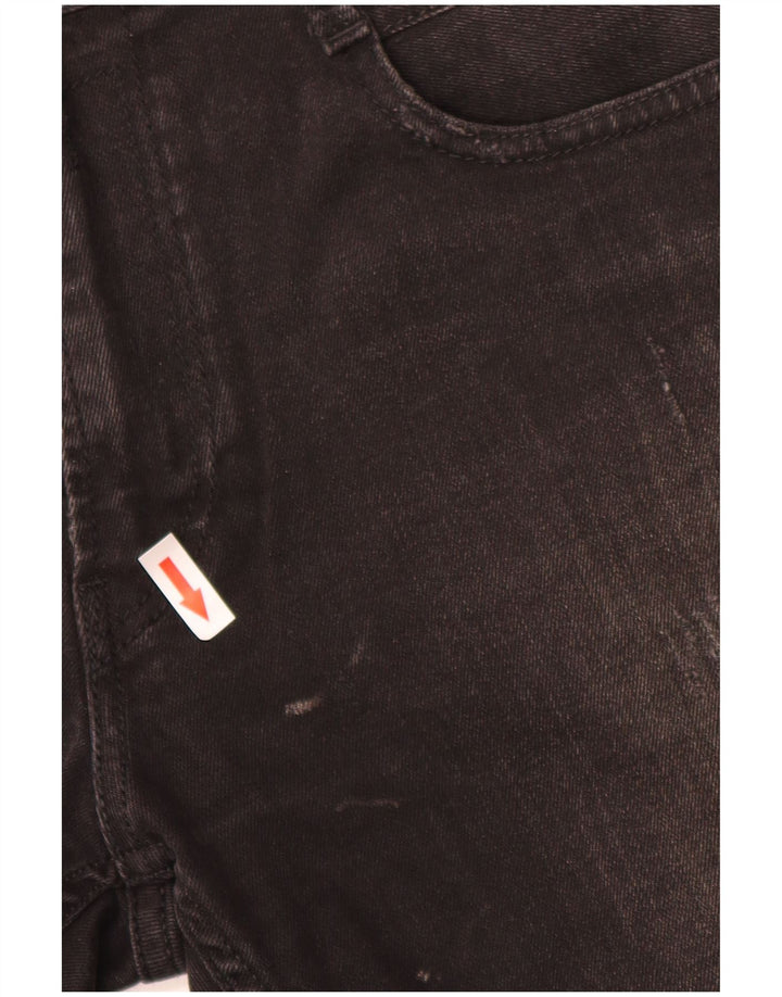 Replay Womens Distressed Slim Jeans W34 L32 Black