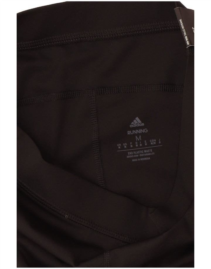 Adidas Womens Aeroready Leggings UK 12 Medium  Black Polyester