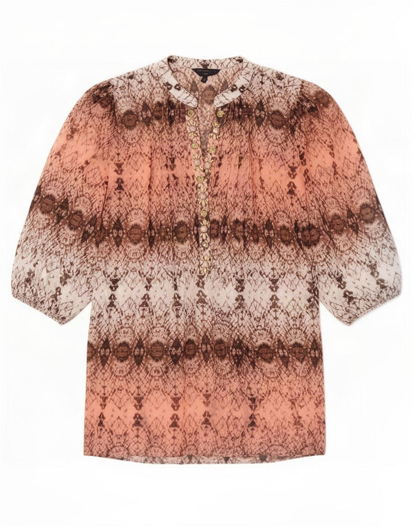 Marks & Spencer Womens Petite Tunikakleid UK 6 XS Rosa geometrisches Polyester