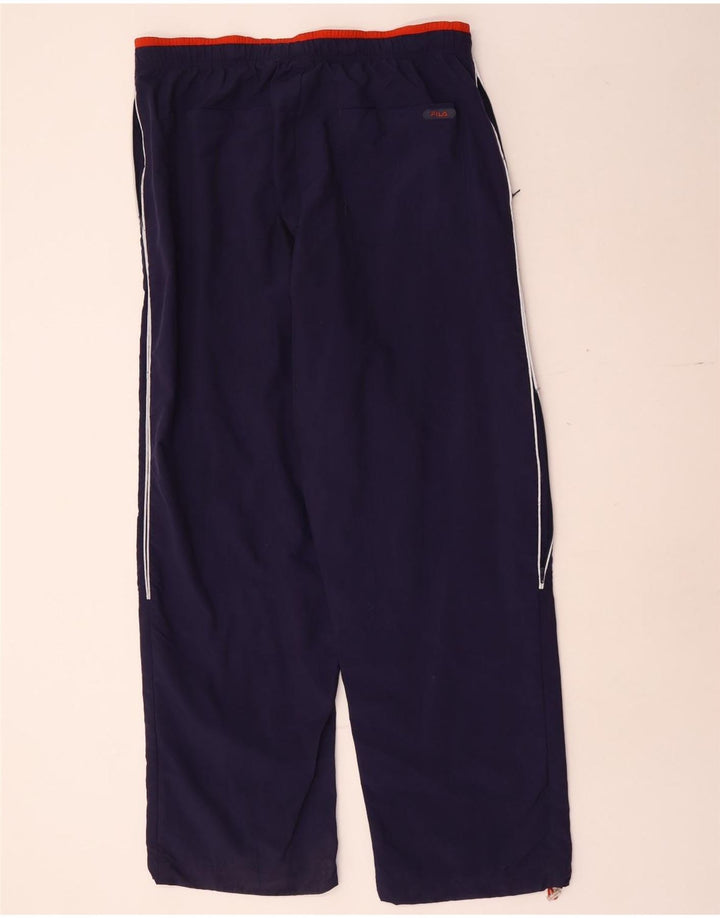 Fila Mens Tracksuit Trousers Large  Navy Blue Polyamide
