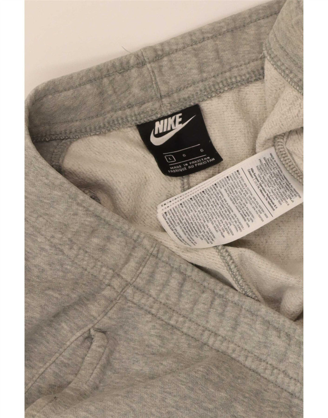 Nike Træningsdragtsbukser til mænd, store, grå flækkede bomuld