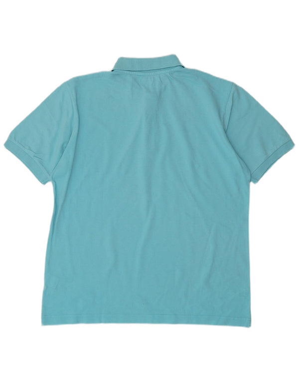 Kappa Mens Polo Shirt XL Blue Cotton