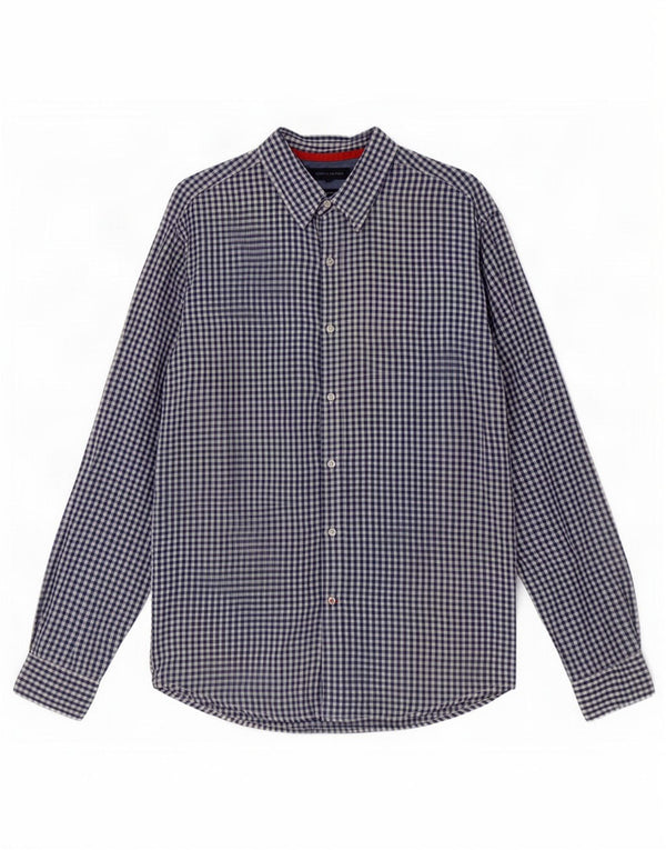 Tommy Hilfiger Chemise Homme Bleu Moyen Vichy Lin