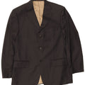 Marks & Spencer Herre 3-knaps blazerjakke UK 38 Medium Black Pinstripe