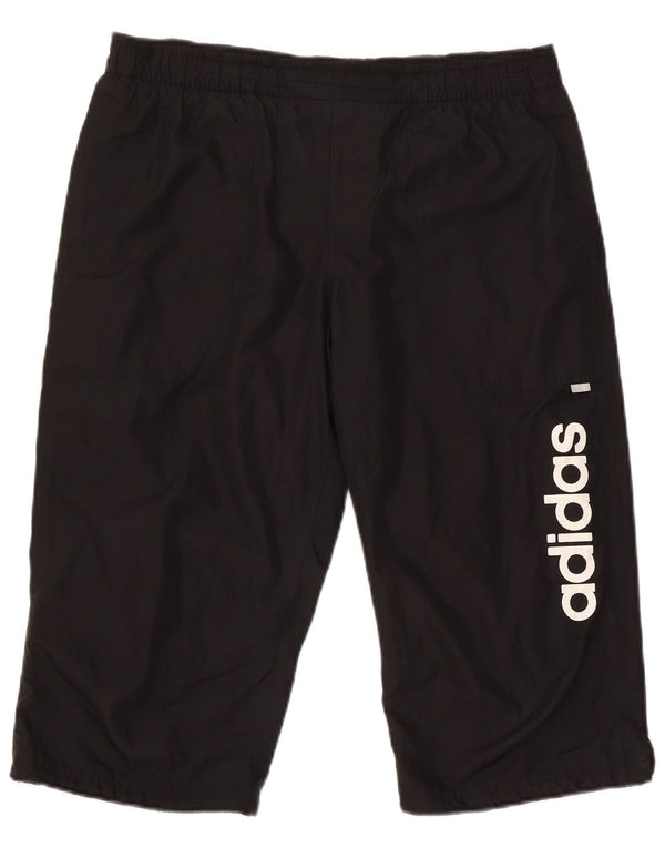 Adidas Mens Graphic Bermuda Sport Shorts Médio Preto Poliéster