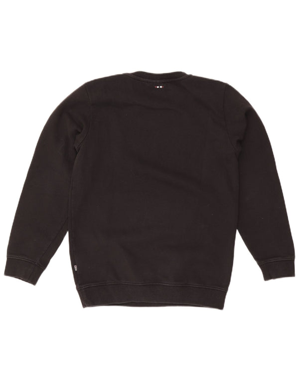Napapijri Boys Geographic Graphic Sweatshirt Jumper 13-14 år Sort