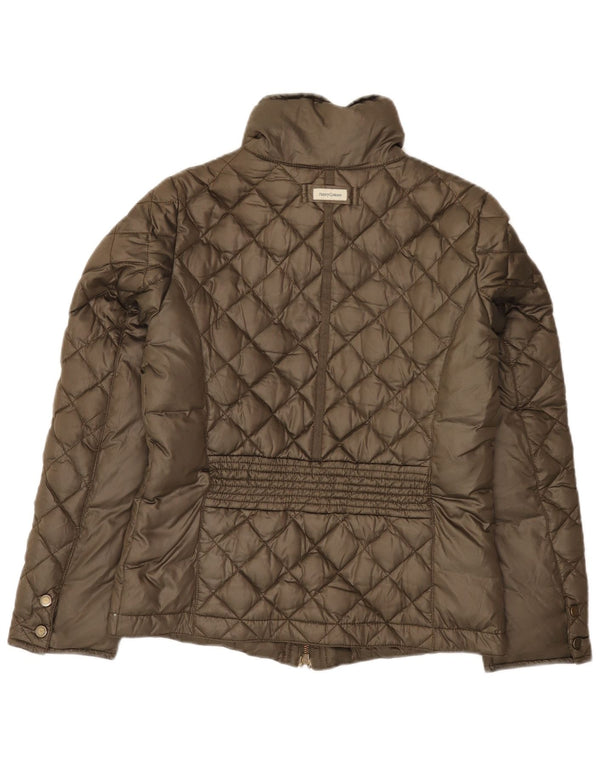 Henry Cottons Damen Wattierte Jacke IT 42 Medium Khaki Polyester