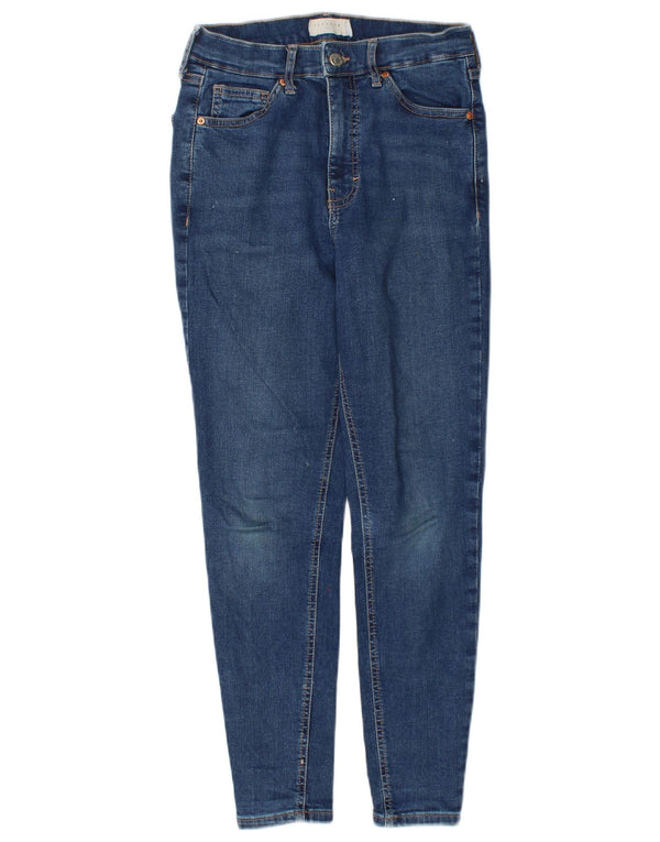 Topshop Damen Jamie Skinny Jeans W28 L30 Blaue Baumwolle