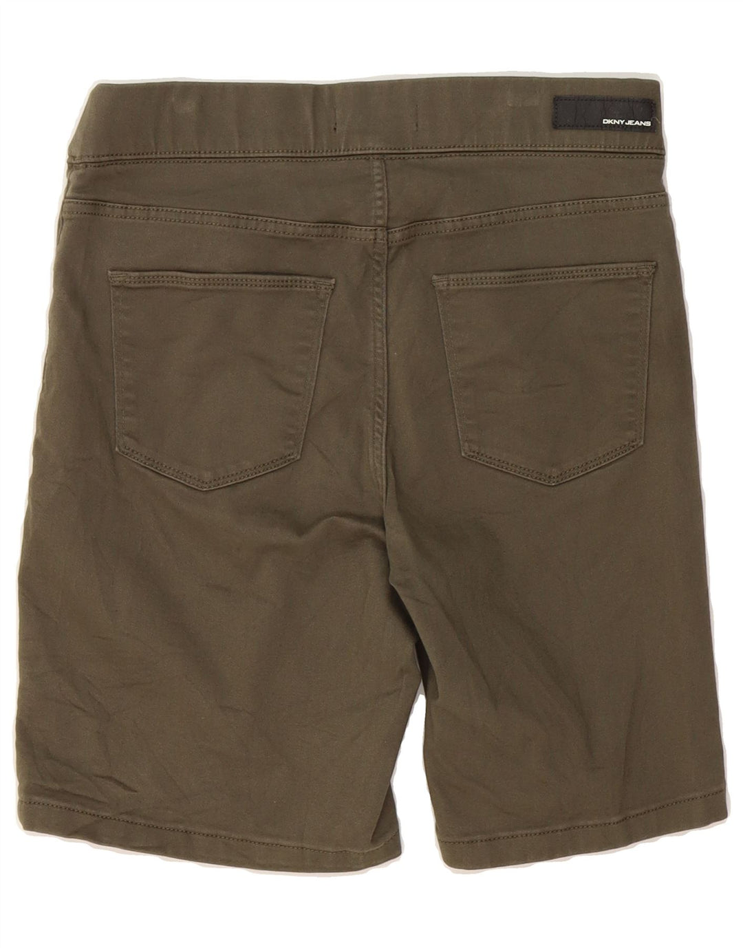 DKNY Womens Casual Shorts Medium W30 Khaki Cotton Vintage Dkny and Second-Hand Dkny from Messina Hembry 