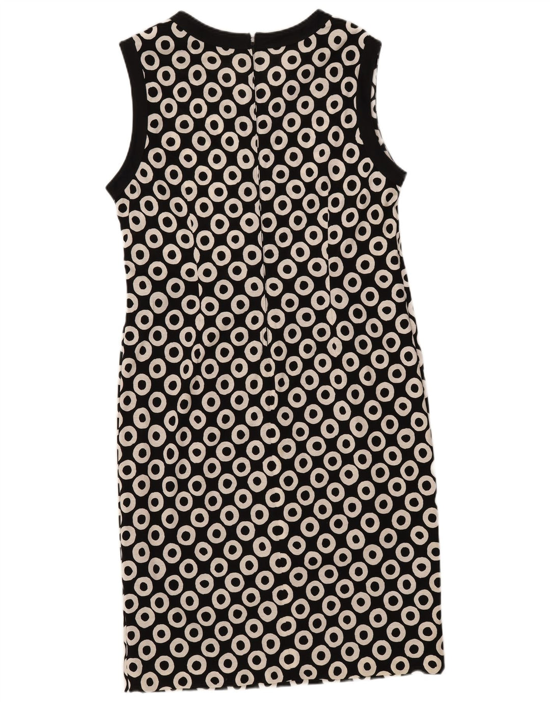 Set da 2 pezzi vintage da donna UK 16 grande nero geometrico