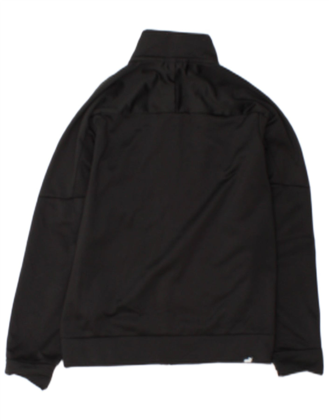 Puma Girls Graphic Tracksuit Top Jacket 9-10 Years Black Polyester