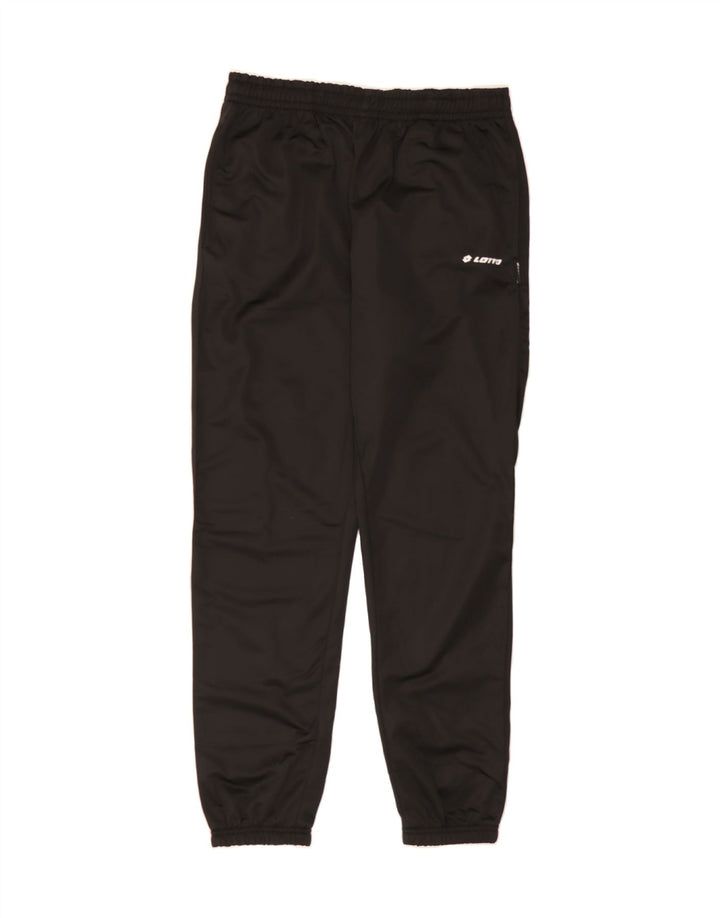 LOTTO Mens Tracksuit Trousers Joggers Large Black Polyester Vintage Lotto and Second-Hand Lotto from Messina Hembry 
