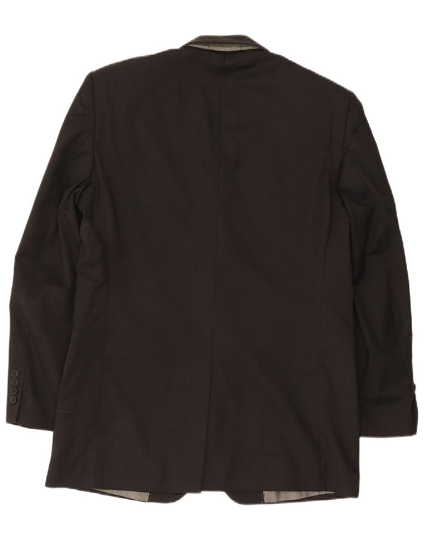 Jaqueta Blazer Masculina Pierre Cardin com 3 Botões Regular Fit Reino Unido 38 Médio Preto