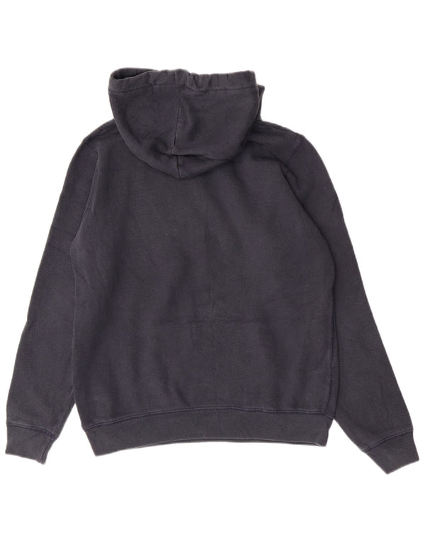 Jack Wills Γυναικείο Γραφικό Hoodie Jumper UK 12 Medium Navy Blue Cotton