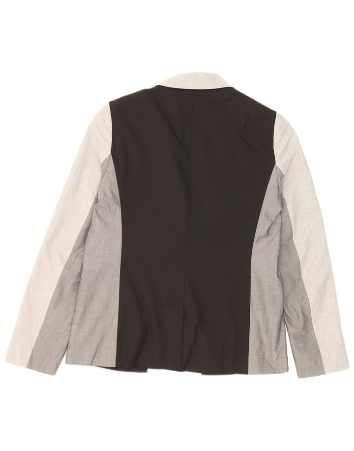 Jaqueta Blazer Feminina French Connection UK 12 Cinza Médio Clássico