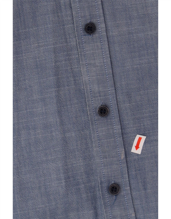 CALVIN KLEIN JEANS Mens Shirt Small Blue Cotton Vintage Calvin Klein Jeans and Second-Hand Calvin Klein Jeans from Messina Hembry 