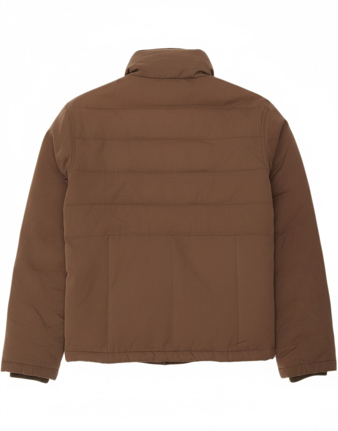 CALVIN KLEIN JEANS Mens Padded Jacket UK 42 XL Brown Polyester