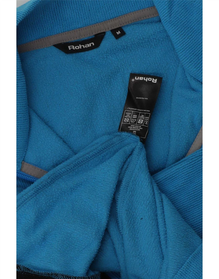 Rohan Mens Fleece Jacket UK 38 Medium Blue Polyester