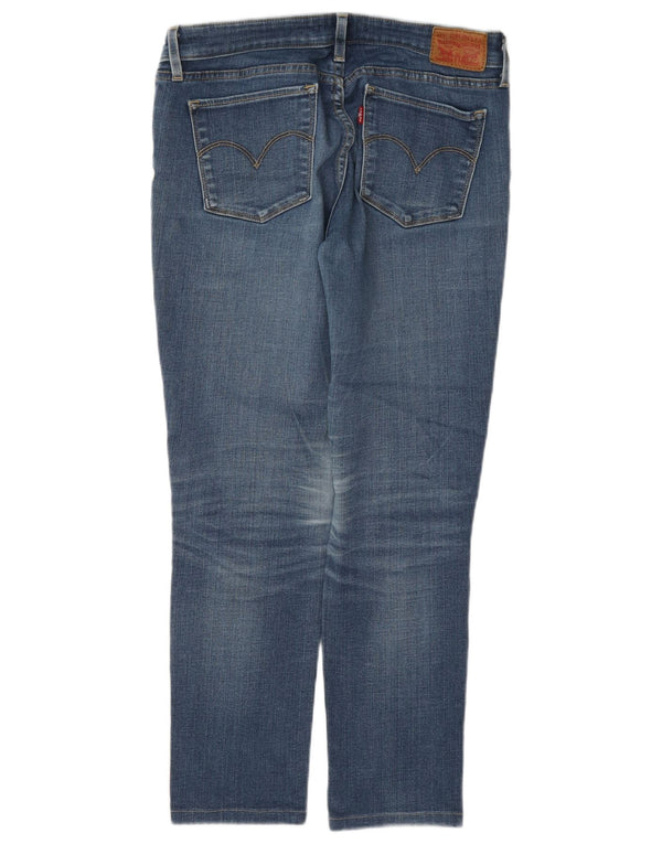 Levi's Womens 711 Skinny Jeans W29 L27 Blue Cotton