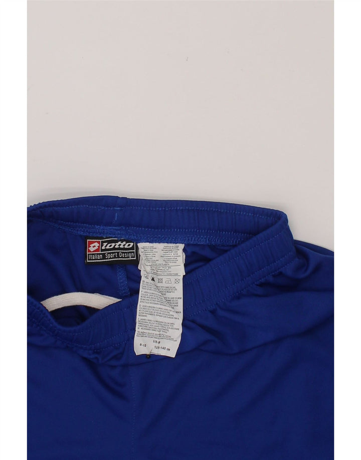 LOTTO Boys Sport Shorts 9-10 Years  Blue Polyester Vintage Lotto and Second-Hand Lotto from Messina Hembry 