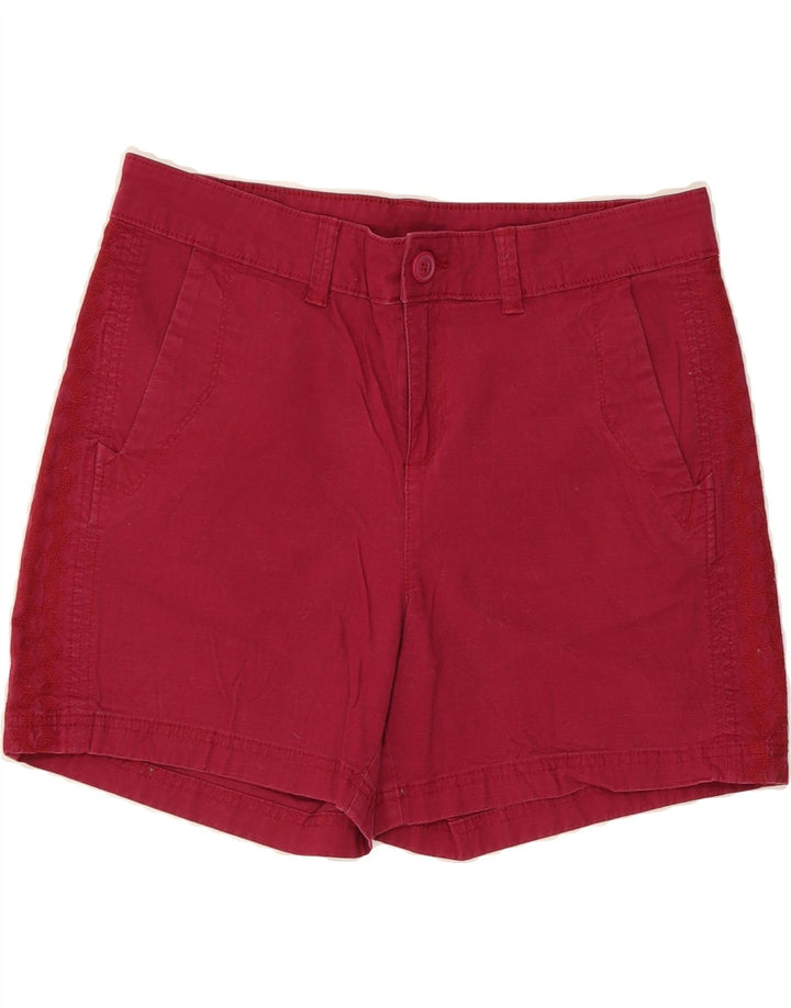 EDDIE BAUER Womens Chino Shorts US 8 Medium W30  Pink Cotton Vintage Eddie Bauer and Second-Hand Eddie Bauer from Messina Hembry 