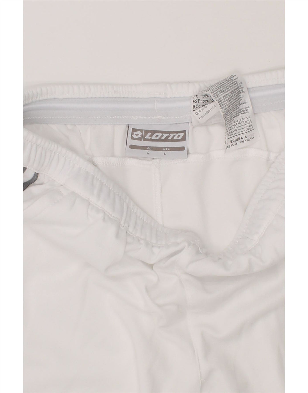 LOTTO Boys Sport Shorts 12-13 Years Large White Polyester Vintage Lotto and Second-Hand Lotto from Messina Hembry 