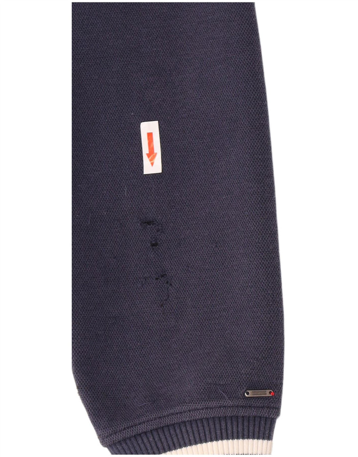 Giacca college oversize da donna Tommy Hilfiger UK 10 Small Blu Navy