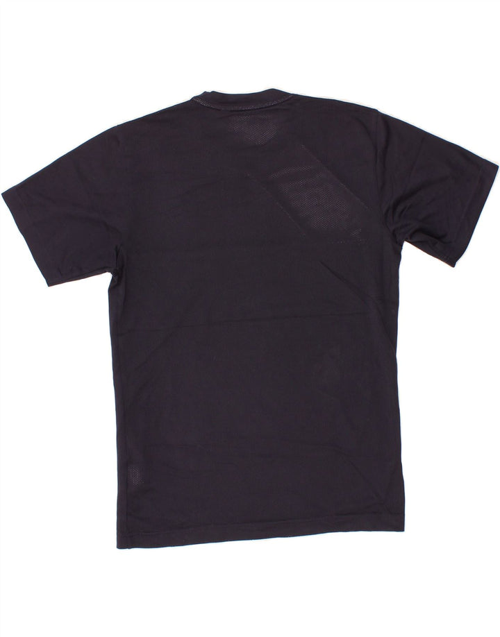 PUMA Mens T-Shirt Top Small Navy Blue Colourblock Vintage Puma and Second-Hand Puma from Messina Hembry 