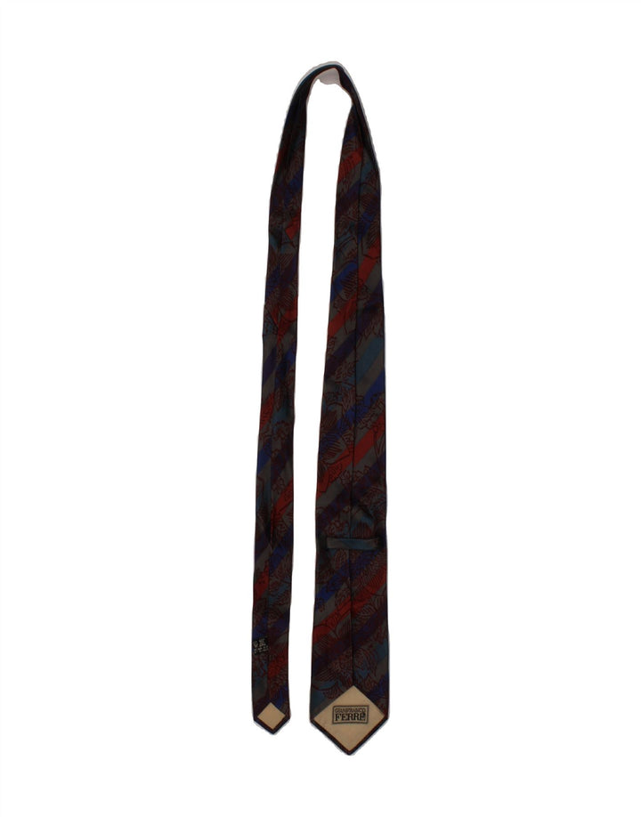 FENDI Mens Tie One Size Multicoloured Striped Silk Vintage Fendi and Second-Hand Fendi from Messina Hembry 