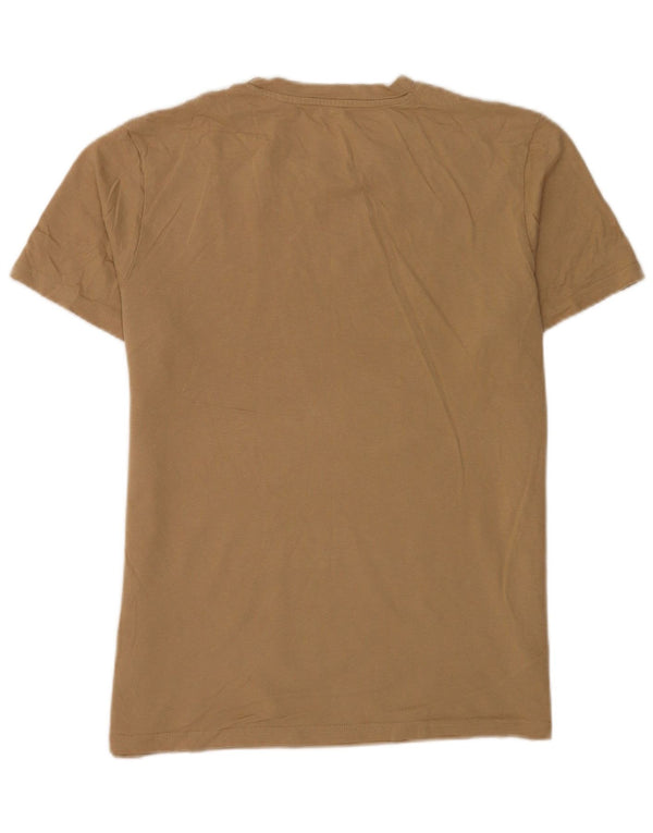 Jack & Jones T-Shirt Homme Haut Large Marron Coton