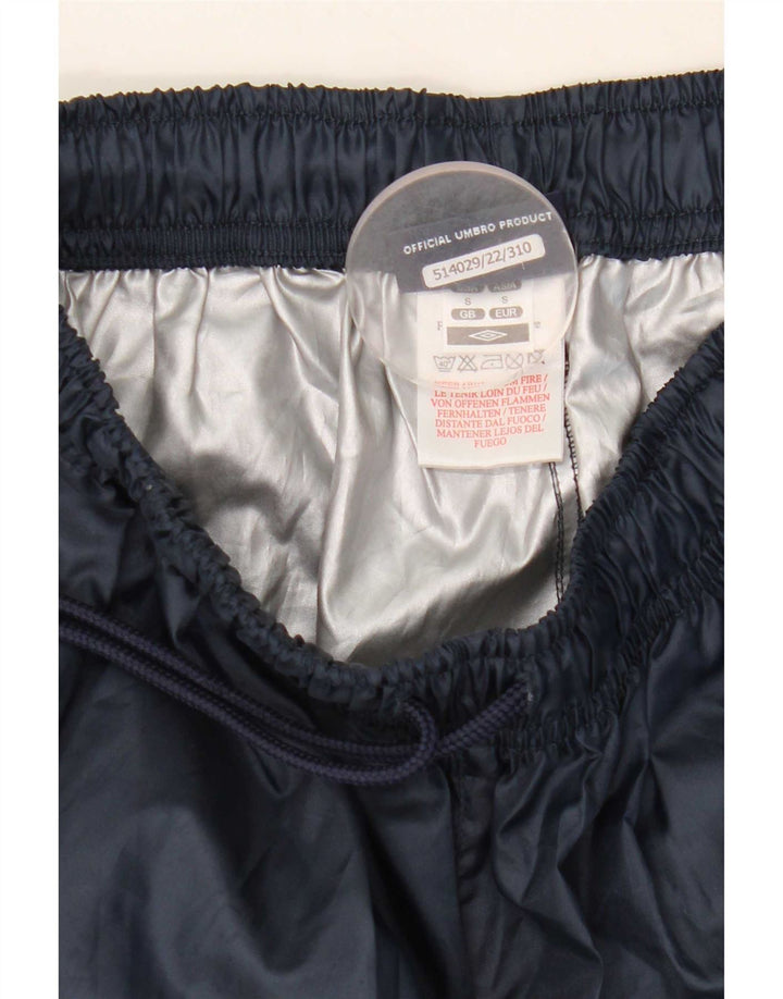 Umbro Mens Tracksuit Trousers Small  Navy Blue Polyester
