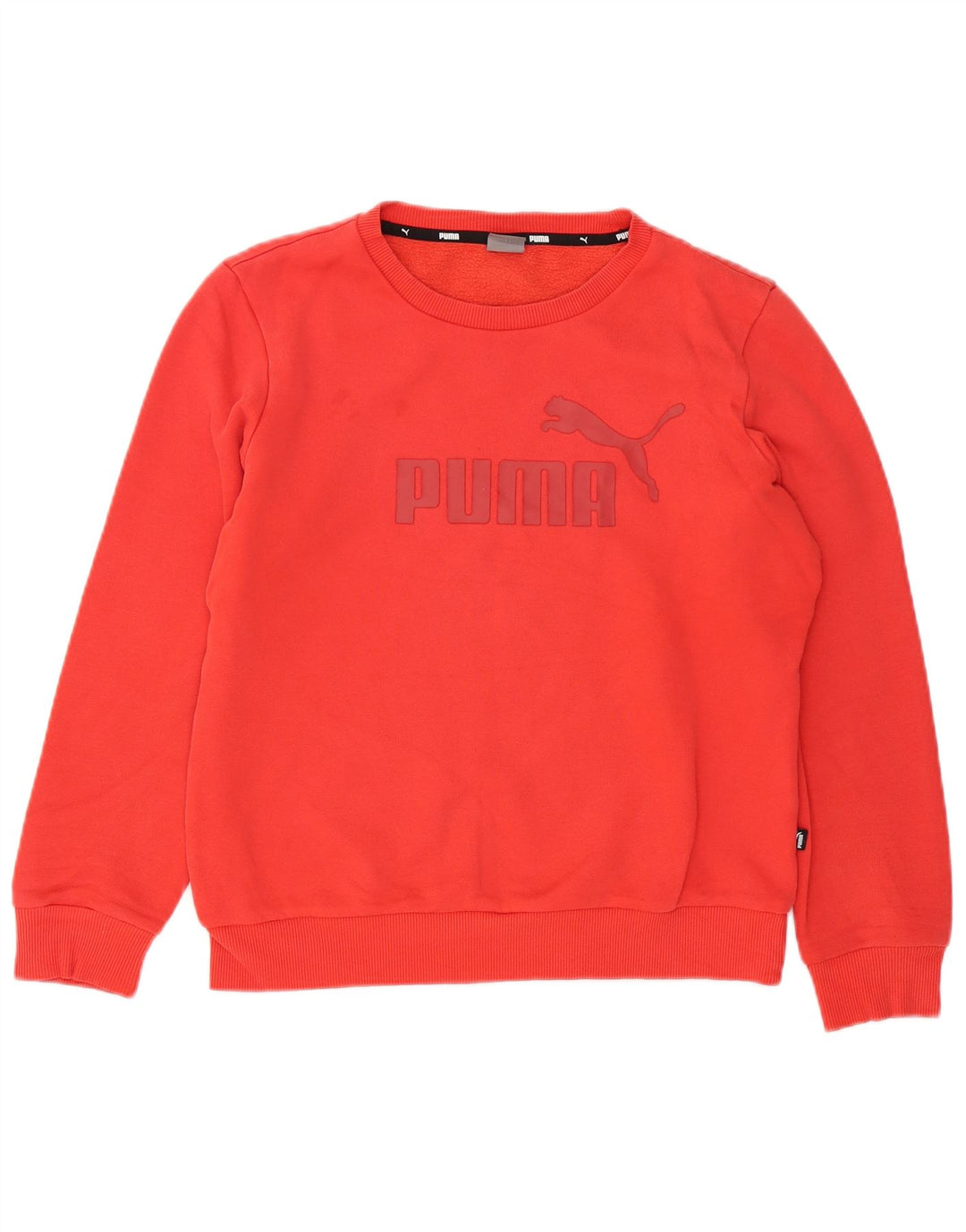 Puma Mens Graphic Sweatshirt Jumper Small Red