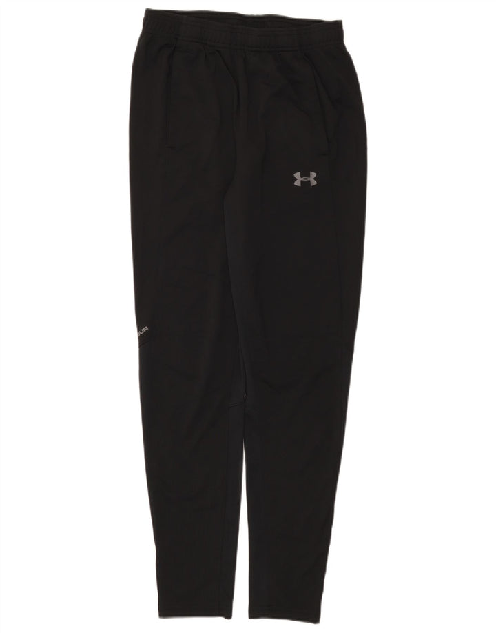 Under Armour Mens Tracksuit Trousers Small Black Polyester