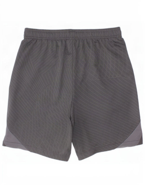 Nike Dri Fit Sportshorts für Jungen, 12–13 Jahre, groß, schwarz, kariert, Polyester
