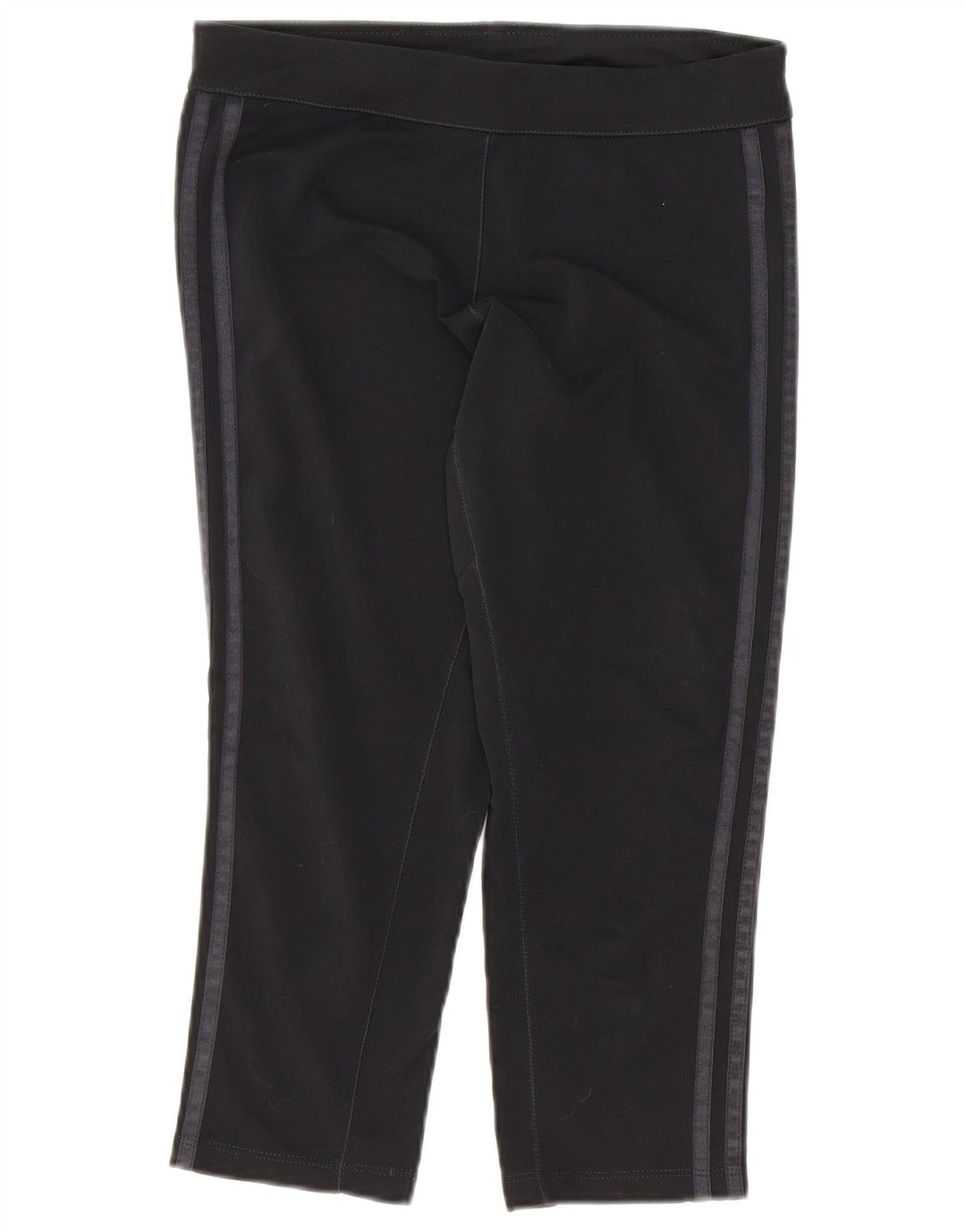 ADIDAS Womens Climacool Capri Leggings UK 12/14 Medium  Black Polyester