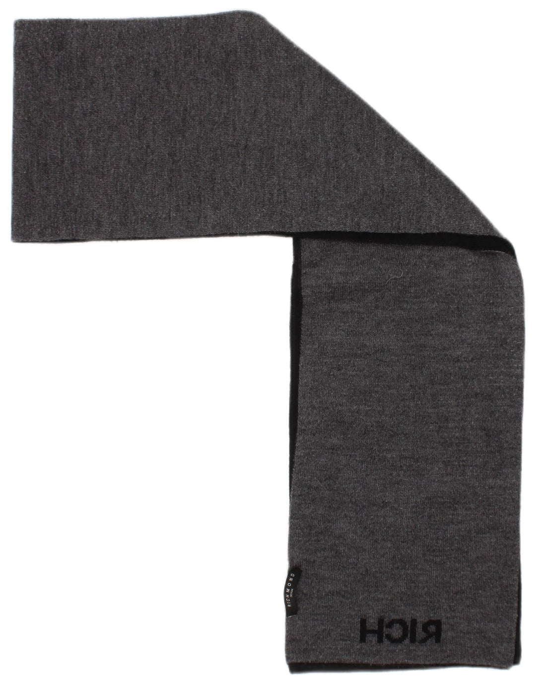 Richmond Mens Rectangle Scarf One Size Grey