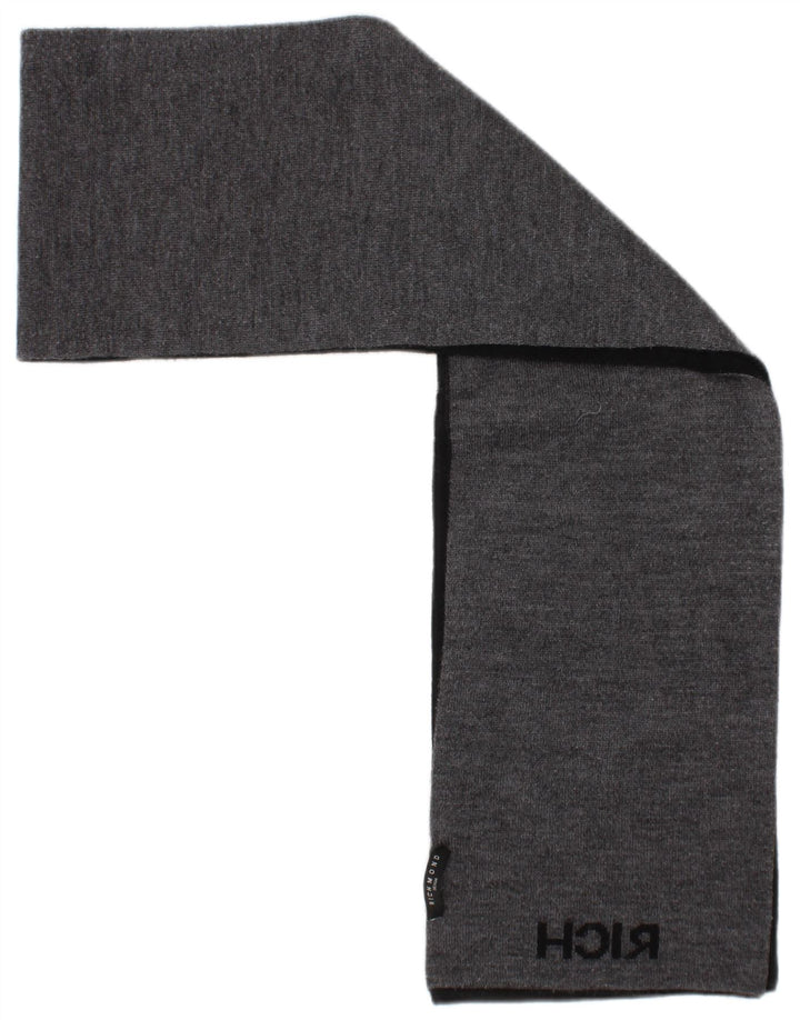 Richmond Mens Rectangle Scarf One Size Grey