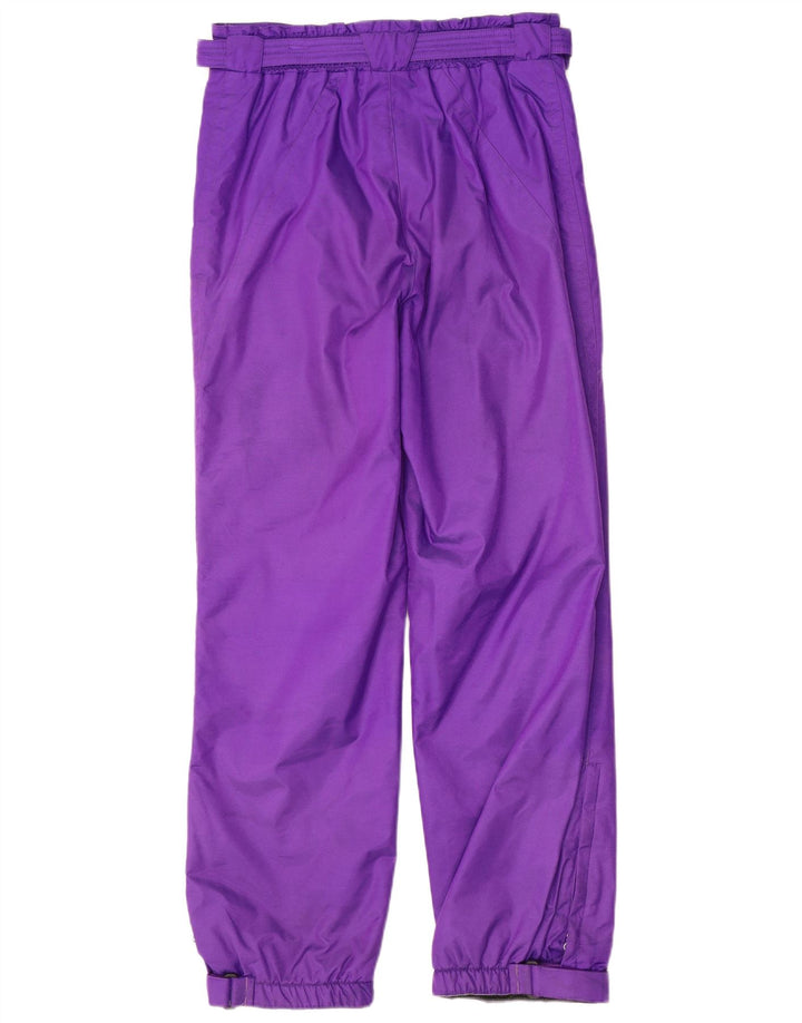 Vintage Mens Ski Trousers Medium  Purple Nylon