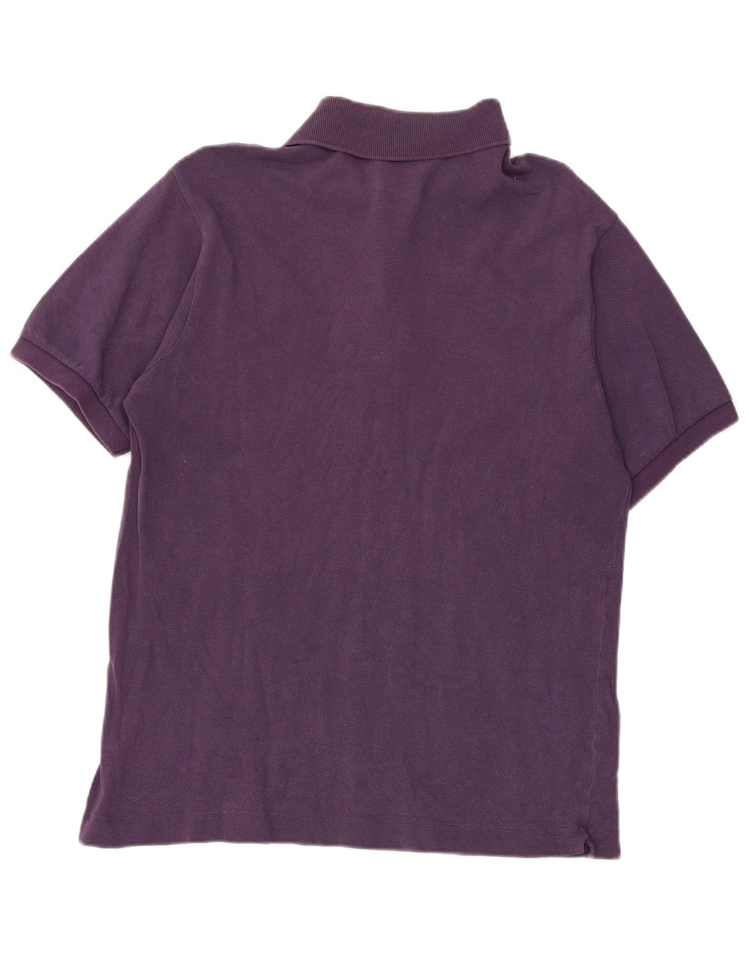 Lacoste Mens Polo Shirt Size 4 Medium Purple Cotton