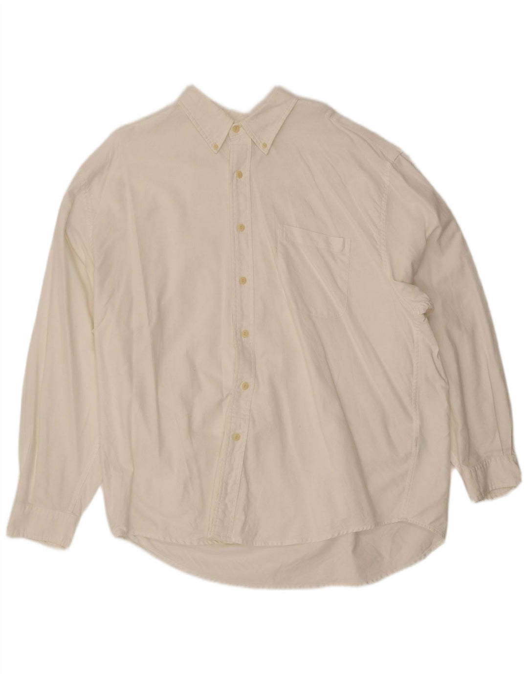 EDDIE BAUER Mens Shirt XL White Cotton