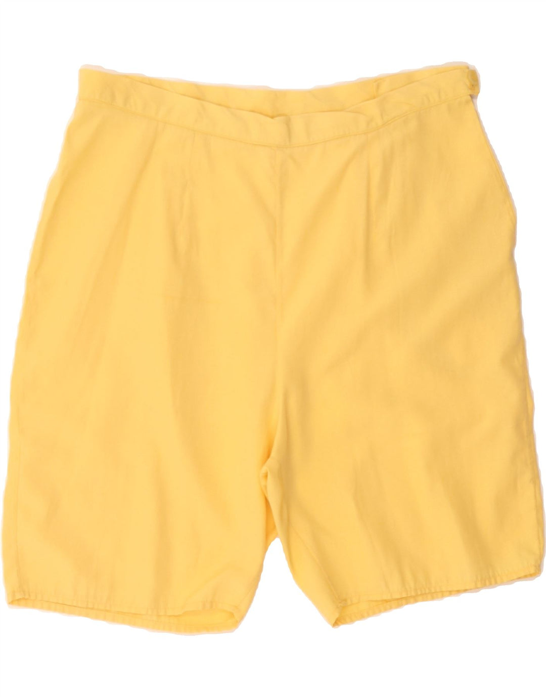 VINTAGE Womens Casual Shorts W34 Large Yellow Vintage Vintage and Second-Hand Vintage from Messina Hembry 
