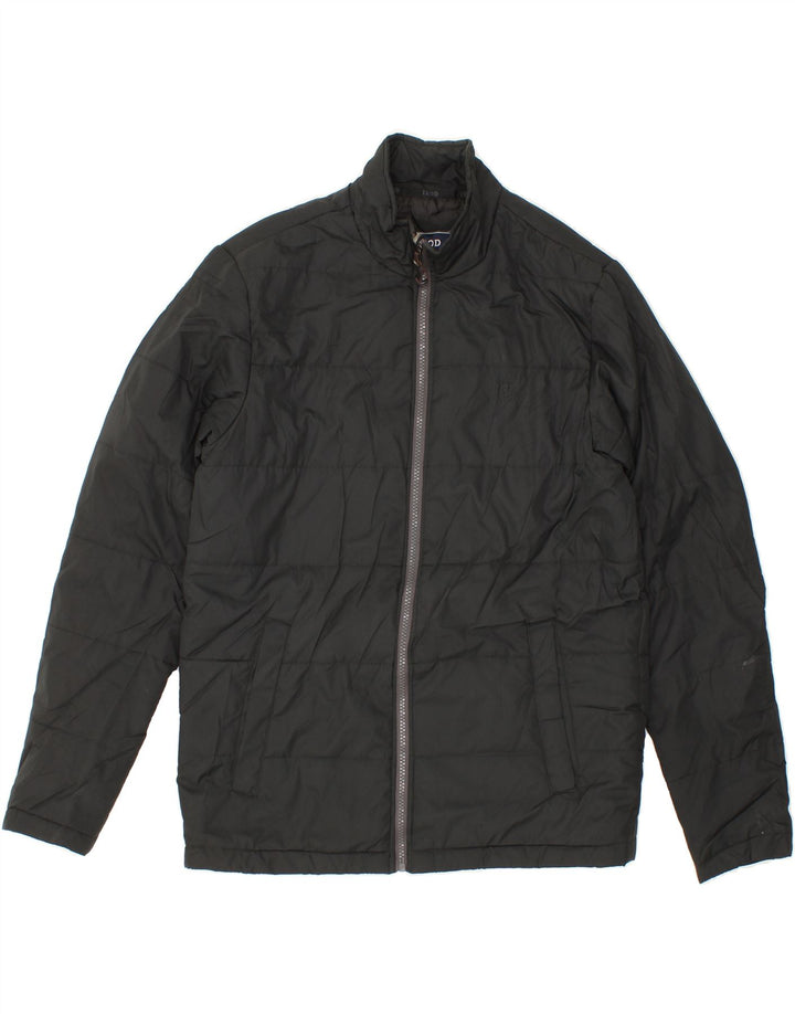 IZOD Mens Windbreaker Jacket UK 36 Small Black Polyester Vintage Izod and Second-Hand Izod from Messina Hembry 