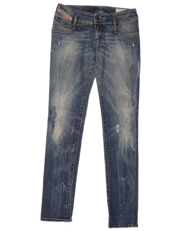 Diesel női Matic Skinny Jeans W27 L34 kék pamut