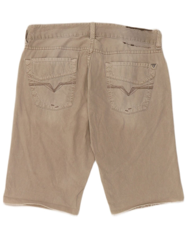 Guess Mens Casual Shorts W33 Large Grey